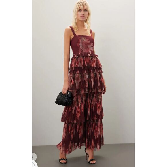 Hutch Nalina Tiered Strapless Women’s Dress 12 DAMAGED - Picture 11 of 12